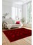 Etnik Çerçeve Desenli Modern Yıkanabilir Yolluk Mutfak Salon Halısı, Çerçeveli-20-Kırmızı, 2
