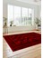 Etnik Çerçeve Desenli Modern Yıkanabilir Yolluk Mutfak Salon Halısı, Çerçeveli-20-Kırmızı, 4