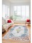 Klasik Çerçeve Desenli Modern Yıkanabilir Yolluk Mutfak Salon Halısı, Çerçeveli-19-Renkli, 1