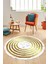 Yeni Şık Tasarım Yıkanabilir Kaymaz Çerçeveli Yolluk Yuvarlak Salon Halısı, Y-Çerçeveli-41-Gold, 5