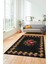 Modern Çiçek Desenli Dijital Kaymaz Yıkanabilir Yolluk Mutfak Salon Halısı Modern-20-Antrasit 4