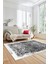 Dijital Baskılı Kaymaz Taban Yıkanabilir Sade Modern Yolluk Mutfak Salon Halısı Modern-04-Beyaz 4