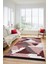 Özel Tasarım Modern Desenli Dijital Kaymaz Yıkanabilir Yolluk Mutfak Salon Halısı Modern-11-Bordo 3