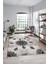 Baskılı Kaymaz Yıkanabilir Koridor Halısı Mutfak Halısı Salon Halısı Modern-45-Siyah 5