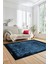 Dijital Baskılı Kaymaz Taban Yıkanabilir Sade Modern Yolluk Mutfak Salon Halısı Modern-04-Mavi 4