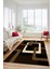 Şık Baskılı Kaymaz Yıkanabilir Modern Yolluk Koridor Mutfak Salon Halısı Modern-40-Kahve 1