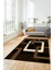 Şık Baskılı Kaymaz Yıkanabilir Modern Yolluk Koridor Mutfak Salon Halısı Modern-40-Kahve 3