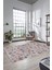 Baskılı Kaymaz Yıkanabilir Modern Kelebek Desen Yolluk Salon Halısı Modern-51-Pembe 5