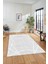Dijital Dekoratif Kaymaz Taban Yıkanabilir Modern Yolluk Mutfak Salon Halısı Modern-05-Beyaz 1