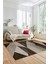 Baskılı Kaymaz Yıkanabilir Modern Koridor Halısı Mutfak Halısı Salon Halısı Modern-54-Kahve 1