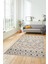 Baskılı Kaymaz Yıkanabilir Şık Kilim Desen Yolluk Mutfak Halısı Salon Halısı Modern-67-Bej 1