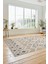 Baskılı Kaymaz Yıkanabilir Şık Kilim Desen Yolluk Mutfak Halısı Salon Halısı Modern-67-Bej 2