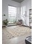 Baskılı Kaymaz Yıkanabilir Şık Kilim Desen Yolluk Mutfak Halısı Salon Halısı Modern-67-Bej 4