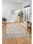 Baskılı Kaymaz Yıkanabilir Şık Kilim Desen Yolluk Mutfak Halısı Salon Halısı Modern-67-Bej 5