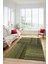 3D Modern Kilim Desen Dijital Kaymaz Yıkanabilir Yolluk Mutfak Salon Halısı Modern-34-Yeşil 1
