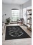 Baskılı Kaymaz Yıkanabilir Şık Modern Yolluk Mutfak Halısı Salon Halısı Modern-59-Antrasit 4
