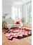 Etnik Modern Desen Dijital Kaymaz Yıkanabilir Yolluk Mutfak Salon Halısı Modern-24-Kırmızı 3