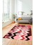 Etnik Modern Desen Dijital Kaymaz Yıkanabilir Yolluk Mutfak Salon Halısı Modern-24-Kırmızı 4