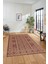 Kilim Desen Baskılı Kaymaz Taban Yıkanabilir Modern Yolluk Salon Halısı MODERN-108-BORDO 2