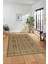 Kilim Desen Baskılı Kaymaz Taban Yıkanabilir Modern Yolluk Salon Halısı MODERN-108-KAHVE 2