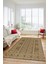 Kilim Desen Baskılı Kaymaz Taban Yıkanabilir Modern Yolluk Salon Halısı MODERN-108-KAHVE 4