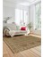 Kilim Desen Baskılı Kaymaz Taban Yıkanabilir Modern Yolluk Salon Halısı MODERN-108-KAHVE 5