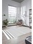 Baskılı Kaymaz Yıkanabilir Sade Modern Yolluk Mutfak Halısı Salon Halısı Modern-63-Gri 4