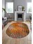 3D Modern Desen Dijital Kaymaz Yıkanabilir Oval Yolluk Mutfak Salon Halısı O-Modern-27-Renkli 2