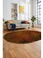3D Modern Desen Dijital Kaymaz Yıkanabilir Oval Yolluk Mutfak Salon Halısı O-Modern-27-Yuruncu 5