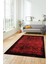 Dijital Baskılı Kaymaz Taban Yıkanabilir Sade Modern Yolluk Mutfak Salon Halısı Modern-04-Kırmızı 5