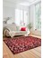 Modern Klasik Desen Dijital Kaymaz Yıkanabilir Yolluk Mutfak Salon Halısı Modern-32-Bordo 2