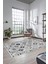 Baskılı Kaymaz Yıkanabilir Etnik Modern Yolluk Mutfak Halısı Salon Halısı Modern-60-Gri 5