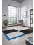 Baskılı Kaymaz Taban Yıkanabilir Modern Şık Yolluk Mutfak Salon Halısı MODERN-107-ANTRASİT 1