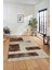 Baskılı Kaymaz Taban Yıkanabilir Modern Yolluk Mutfak Salon Halısı Modern-93-Kahve 3
