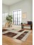 Baskılı Kaymaz Taban Yıkanabilir Modern Yolluk Mutfak Salon Halısı Modern-93-Kahve 4