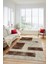 Baskılı Kaymaz Taban Yıkanabilir Modern Yolluk Mutfak Salon Halısı Modern-93-Kahve 5