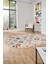 Baskılı Kaymaz Yıkanabilir Etnik Modern Oval Yolluk Mutfak Halısı Salon Halısı O-Modern-60-Renkli 5