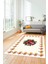 Modern Çiçek Desenli Dijital Kaymaz Yıkanabilir Yolluk Mutfak Salon Halısı Modern-20-Krem 4