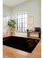 Modern Yaprak Desen Dijital Kaymaz Yıkanabilir Yolluk Mutfak Salon Halısı Modern-26-Kahve 1