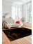 Modern Yaprak Desen Dijital Kaymaz Yıkanabilir Yolluk Mutfak Salon Halısı Modern-26-Kahve 3