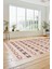 Baskılı Kaymaz Yıkanabilir Kilim Desen Yolluk Mutfak Halısı Salon Halısı Modern-64-Bordo 2