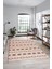 Baskılı Kaymaz Yıkanabilir Kilim Desen Yolluk Mutfak Halısı Salon Halısı Modern-64-Bordo 3