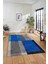 Baskılı Kaymaz Taban Yıkanabilir Modern Şık Yolluk Mutfak Salon Halısı MODERN-107-MAVİ 2