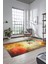 Baskılı Kaymaz Taban Yıkanabilir Modern Yolluk Mutfak Salon Halısı MODERN-109-RENKLİ 1