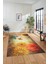Baskılı Kaymaz Taban Yıkanabilir Modern Yolluk Mutfak Salon Halısı MODERN-109-RENKLİ 2