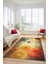 Baskılı Kaymaz Taban Yıkanabilir Modern Yolluk Mutfak Salon Halısı MODERN-109-RENKLİ 4