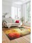 Baskılı Kaymaz Taban Yıkanabilir Modern Yolluk Mutfak Salon Halısı MODERN-109-RENKLİ 5