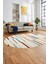 Şık Sade Kilim Desenli Dijital Kaymaz Yıkanabilir Oval Yolluk Mutfak Salon Halısı O-Modern-74-Renkli 2