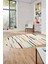 Şık Sade Kilim Desenli Dijital Kaymaz Yıkanabilir Oval Yolluk Mutfak Salon Halısı O-Modern-74-Renkli 4