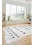 Baskılı Kaymaz Yıkanabilir Şık Kilim Desen Yolluk Mutfak Halısı Salon Halısı Modern-65-Gri 2